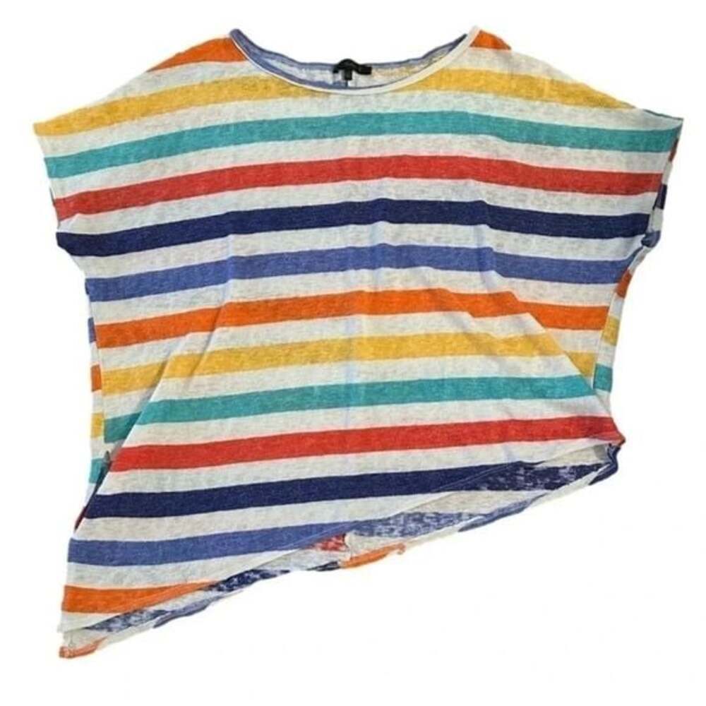 Andree By Unit Colorful Striped Top Size 1X